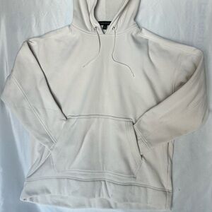 Banana Republic Unisex Scuba Hoodie - Cream/Off-White - Size S